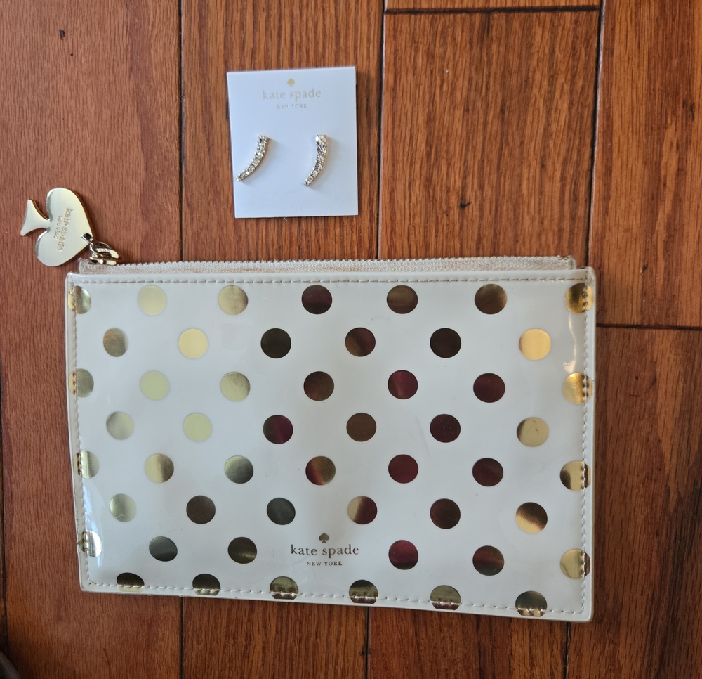 kate spade POUCH & EARRING